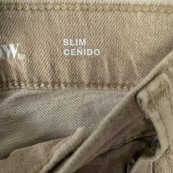 Men's Lightweight Colored Slim Fit Jeans - Goodfellow & Co 32 x 34 Tan - Picture 3 of 11